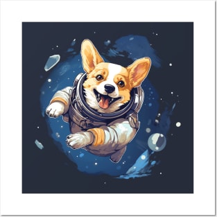 space corgi Posters and Art